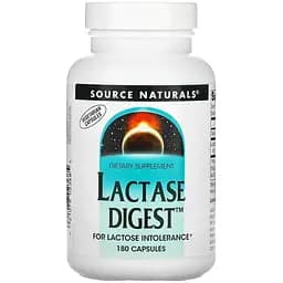 Натуральная добавка Source Naturals Lactase Digest 180 капсул