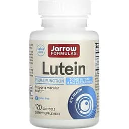Лютеїн Jarrow Formulas Lutein 20 мг 120 гелевих капсул