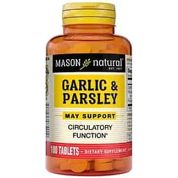 Часник та петрушка Mason Natural 100 таблеток