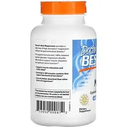 Магній Doctor's Best High Absorption Magnesium 100 мг 240 таблеток - мініатюра 3
