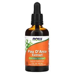 Натуральна добавка NOW Pau D'Arco Extract, 59 мл - мініатюра 1
