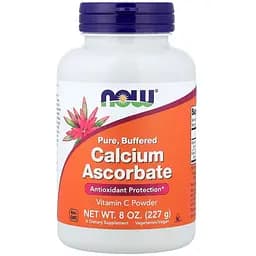 Витамины и минералы NOW Calcium Ascorbate, 227 грамм