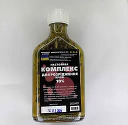 Настойка на травах, цветах, листьях комплекс для разжижения крови, 200 мл