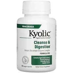 Часник екстракт Kyolic при кандидозі та поліпшення травлення 100 капсул