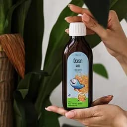 Рідкі вітаміни та мінерали для дітей Orzax Ocean Multi Syrup з риб'ячим жиром - Мед-апельсин - мініатюра 2