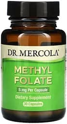 Вітаміни та мінерали Dr. Mercola Methyl Folate 5 mg, 30 капсул