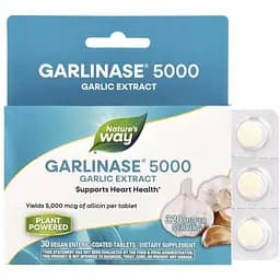 Натуральна добавка Nature's Way Garlinase 5000, 30 таблеток