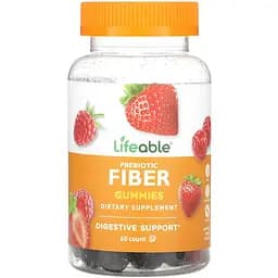 Пребіотик Lifeable Prebiotic Fiber Adult 60 жувальних цукерок - мініатюра 1