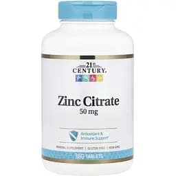 Дієтична добавка Zinc Citrate 50 мг  360 tabs - мініатюра 1