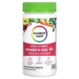 Мультивітаміни для жінок Rainbow Light Women's One 50+ 90 вегетаріанських таблеток