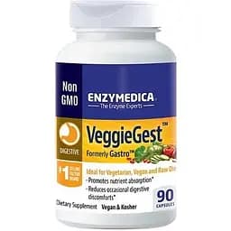 Натуральна добавка Enzymedica Veggie Gest 90 капсул