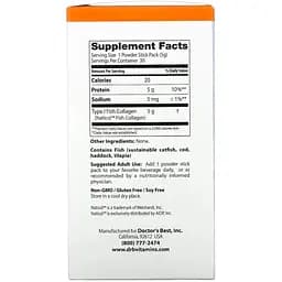 Колаген Doctor's Best Fish Collagen with Naticol 5 г 30 стіків - мініатюра 3