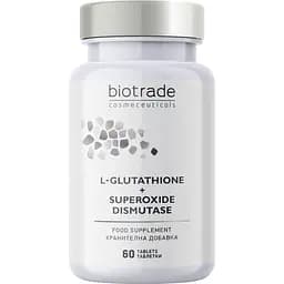Антиоксидантный комплекс Biotrade Intensive L-Glutathione + Superoxide Dismutase 60 таблеток