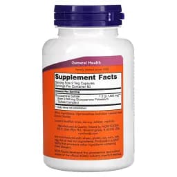 Глюкозамін сульфат Now Foods Glucosamine Sulfate 750 мг 120 рослинних капсул - мініатюра 2