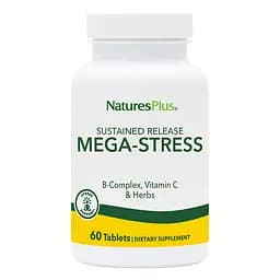 Вітаміни та мінерали NaturesPlus Mega-Stress Complex 60 таблеток