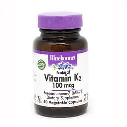 Вітаміни та мінерали Bluebonnet Nutrition Vitamin К2 100 мкг 50 капсул