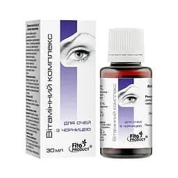 Витаминный комплекс "Для глаз с черникой", 30 мл