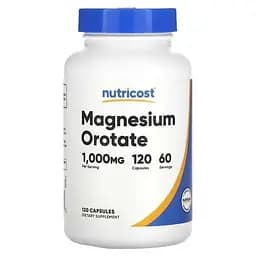 Магній оротат Nutricost 120 капсул