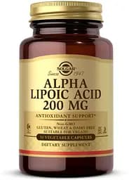 Натуральная добавка Solgar Alpha Lipoic Acid 200 mg, 50 вегакапсул