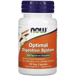 Пробиотики и пребиотики NOW Optimal Digestive System 90 вегакапсул