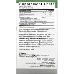 Кверцетин Nature's Answer Quercetin Blend 250 мг 60 вегетаріанських капсул - мініатюра 3