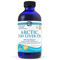 Жирные кислоты Nordic Naturals Arctic Cod Liver Oil Апельсин 237 мл