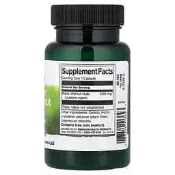 Оболонки чорного горіха Swanson Black Walnut Hulls 500 mg Full Spectrum, 60 капсул - мініатюра 2
