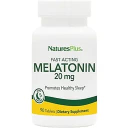 Натуральна добавка NaturesPlus Fast Acting Melatonin 20 mg 90 таблеток