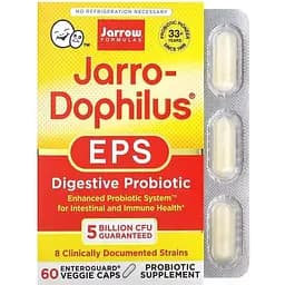 Пробиотики и пребиотики Jarrow Formulas Jarro-Dophilus EPS 5 Billion 60 вегакапсул