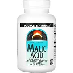 Яблучна кислота Source Naturals Malic Acid 120 таблеток