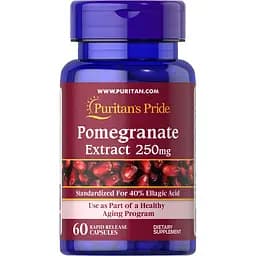 Натуральная добавка Puritan's Pride Pomegranate Extract 250 mg 60 капсул