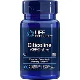 Натуральная добавка Life Extension Citicoline 60 вегакапсул