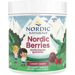 Мультивітаміни Nordic Naturals Multivitamin Berries Вишня 120 жувальних цукерок