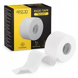 Лента кинезиологическая (кинезио тейп) 4FIZJO Rigid Tape 3.8 см x 10 м жесткая White (P-5905973400817)