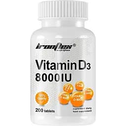 Вітаміни та мінерали IronFlex Vitamin D3 8000 200 таблеток
