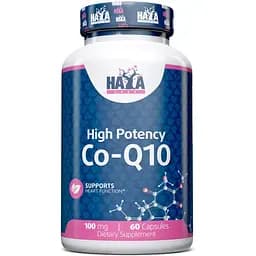 Натуральна добавка Haya Labs High Potency Co-Q10, 100 mg 60 капсул