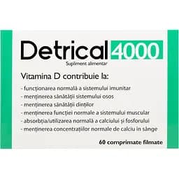 Детрикал 4000 таблетки, вкриті оболонкою 60 шт. (1260023) - мініатюра 2