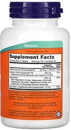 Вітаміни та мінерали NOW Magnesium & Calcium, 100 таблеток - мініатюра 2