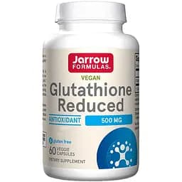 Глутатіон відновлений Jarrow Formulas Glutathione Reduced, Jarrow Formulas 500 мг 60 вегетаріанських капсул