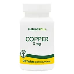 Вітаміни та мінерали NaturesPlus Copper 3 mg 90 таблеток