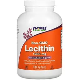 Натуральная добавка Now Lecithin 1200 mg 400 капсул