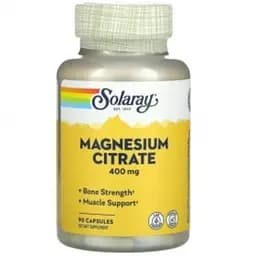 Цитрат магнія у капсулах №90 Solaray Magnesium Citrate 400 mg