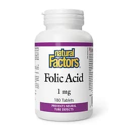 Folic Acid 1mg - 180 caps - мініатюра 1