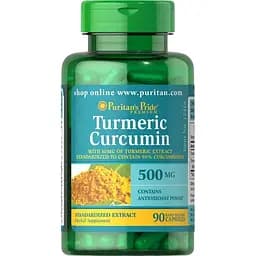 Куркумин Puritan's Pride Turmeric Curcumin 500 мг 90 капсул