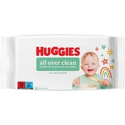 Вологі серветки Huggies All Over Clean 56 шт.