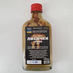 Настойка на грибах лисичках 200 мл