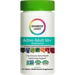 Мультивітаміни Rainbow Light Active Adult 50+, 30 таблеток