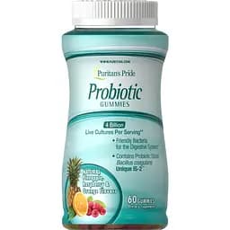 Пробиотики Puritan's Pride Probiotic Gummies 60 конфет
