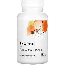 Натуральна добавка Thorne Red Yeast Rice + CoQ10, 120 капсул
