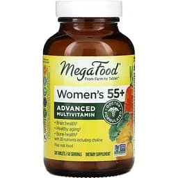 Мультивітаміни для жінок 55+ MegaFood Multi for Women 55+ 120 таблеток
